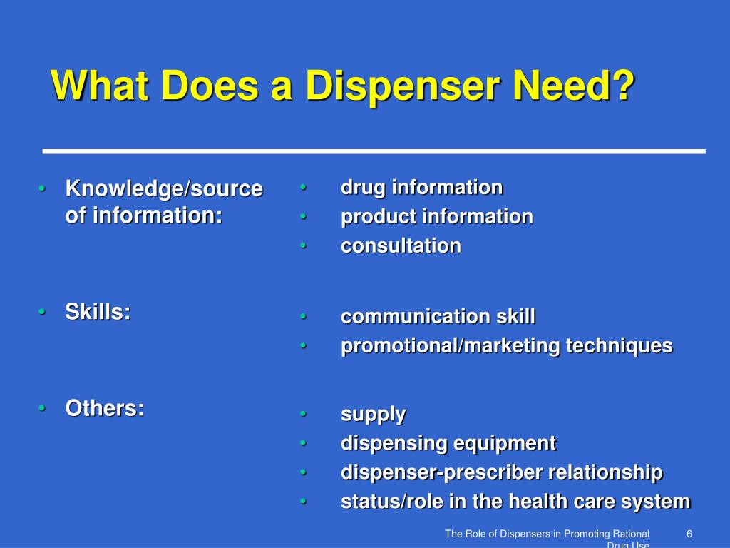 Who Needs a Supplier Dispenser and Why?